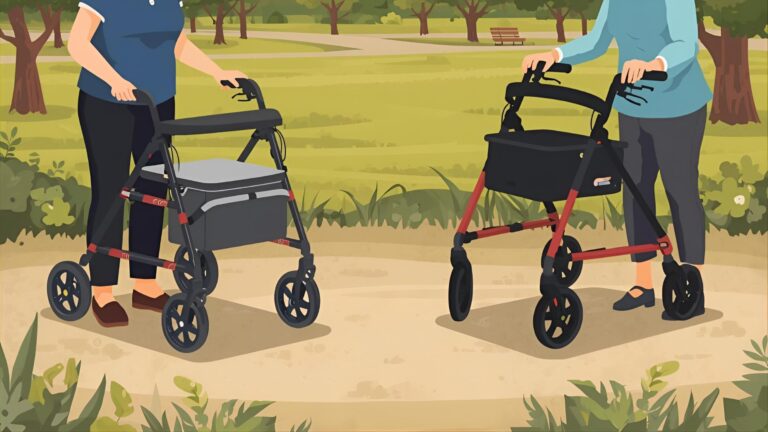 How to Choose Between a Walker and a Rollator